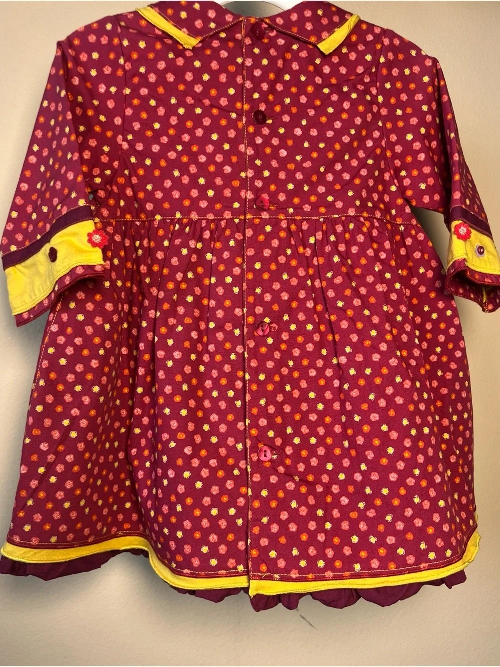 French Vintage Kids Catimini Dress with Matching Tights​